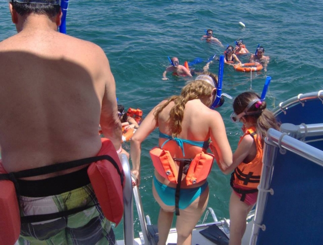  Pronti per fare snorkeling 